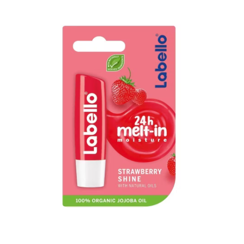 Labello Strawberry Shine Lip Balm 4.8g - Shams Shopping Centre Labello  