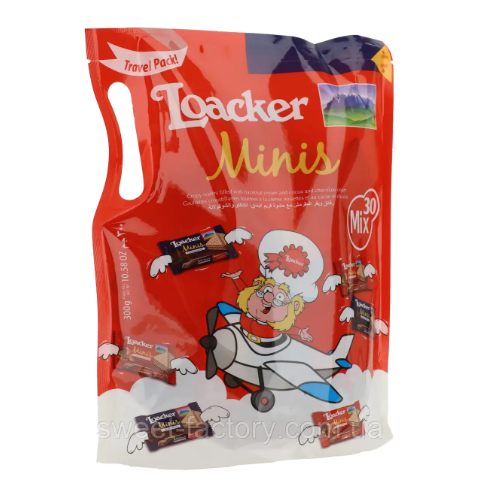 Loacker Minis Mix Biscuits 300g - Shams Shopping Centre Loacker  