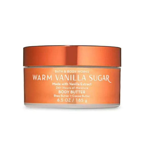 BBW Warm Vanilla Sugar Body Butter 185g - Shams Shopping Centre Bath & Body Works  