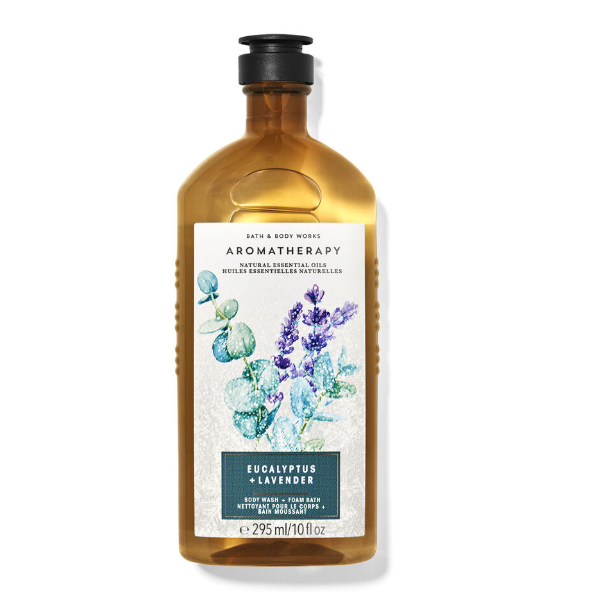 BBW Aromatherapy Eucalyptus + Lavender Body Wash 295ml - Shams Shopping Centre Bath & Body Works  