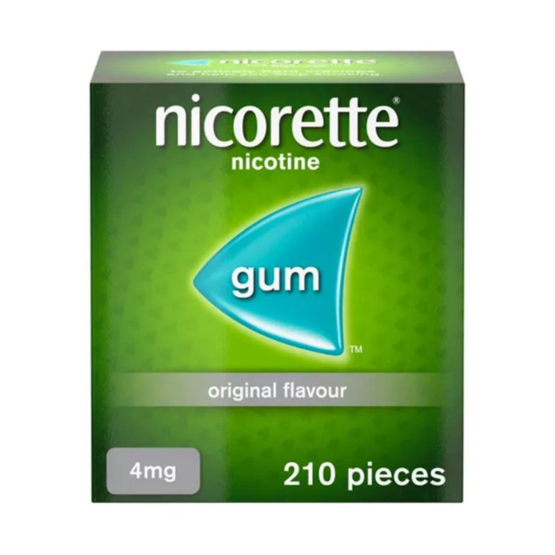 Nicorette Original Flavour 4mg Gum 210p