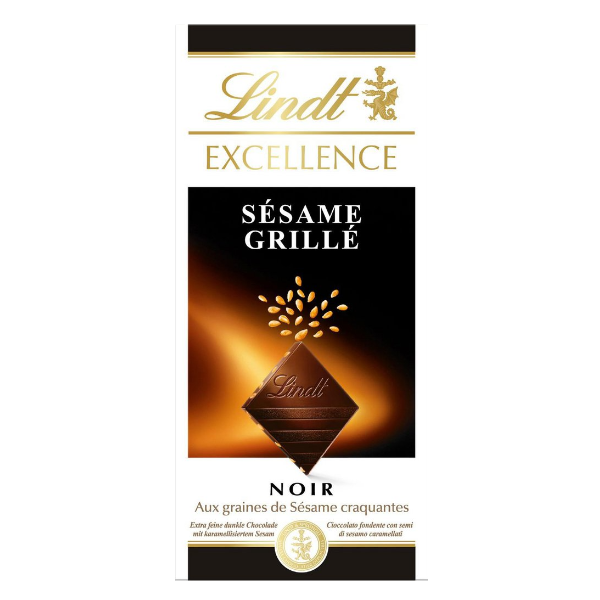Lindt Excellence Sesame Bar 100g