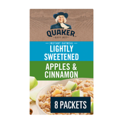 Quaker Apple & Cinnamon Instant Oatmeal 264g - Shams Shopping Centre Quaker  