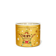 BBW White Barn 1 Wick Hope Winter Peach Scented Candle 198g - Shams Shopping Centre Bath & Body Works  