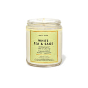 BBW White Barn White Tea & Sage Scented Candle - Shams Shopping Centre Bath & Body Works  
