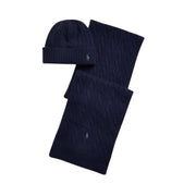 Ralph Lauren Woven Hat & Scarf-Blue - Shams Shopping Centre Ralph Lauren  