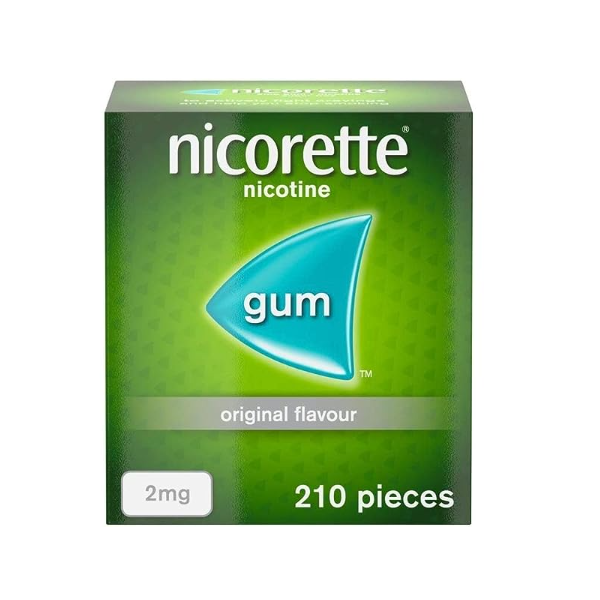 Nicorette Original 2mg Gum 210pcs - Shams Shopping Centre Nicorette  