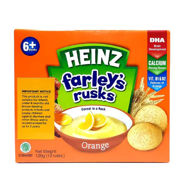 Heinz Farley's Rusk Orange 120g - Shams Shopping Centre Heinz  