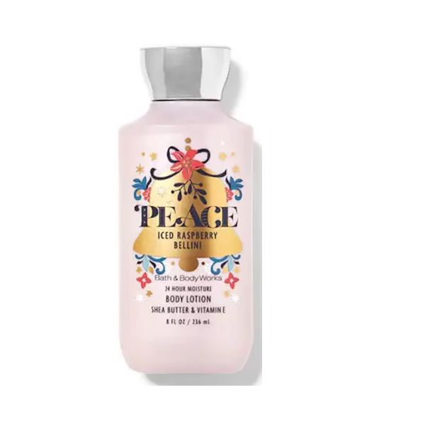 BBW Peace Iced Rasberry Lotion 236ml - Shams Shopping Centre Bath & Body Works  