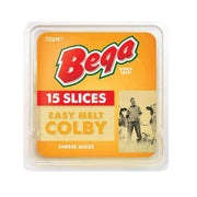 Bega Easy Melt Colby Cheese Slices 250g - Shams Shopping Centre Bega Strong & Bity  