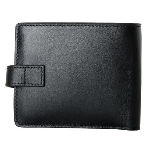 Versace Men Black Wallet Gold Button (Y) - Shams Shopping Centre Versace  