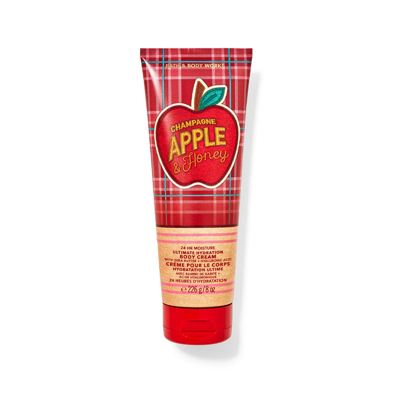 BBW Champagne Apple & Honey Body Cream 226g - Shams Shopping Centre Bath & Body Works  