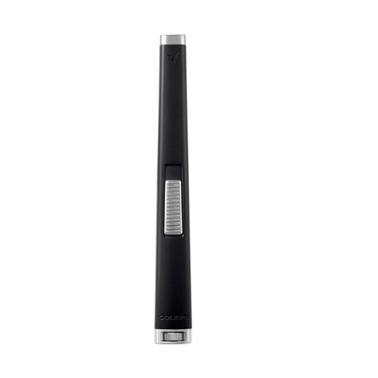 Colibri Aura Black + Chrome Flat Flame Lighter LI450T1