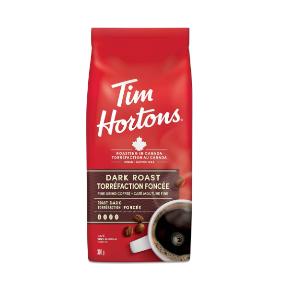 Tim Hortons Dark Roast Gound Coffee 300g