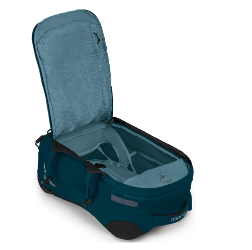 Osprey Far Point WHLD Travel Pack 36 Petrol Blue O/S 2197 cu.in/36 L - Shams Shopping Centre Osprey  