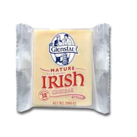 Glenstal Mature Irish Mild Cheddar Cheese 200g - Shams Shopping Centre Glenstal  