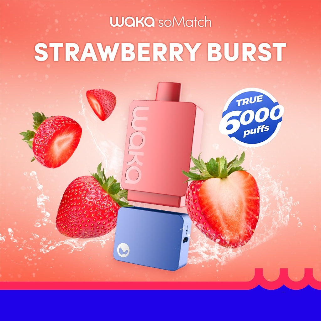 Relx Waka Disposable Strawberry Burst 3% – Shams Shopping Centre
