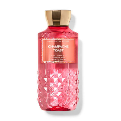 BBW Champagne Toast Aloe + Vitamin E Shower Gel 295ml - Shams Shopping Centre Bath & Body Works  