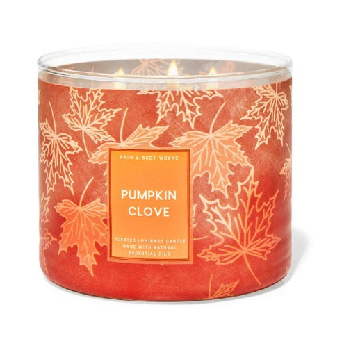 BBW White Barn Pumkin Clove Scented Candle 411g