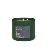 BBW White Barn Cypress & Amber Scented Candle - Shams Shopping Centre Bath & Body Works  