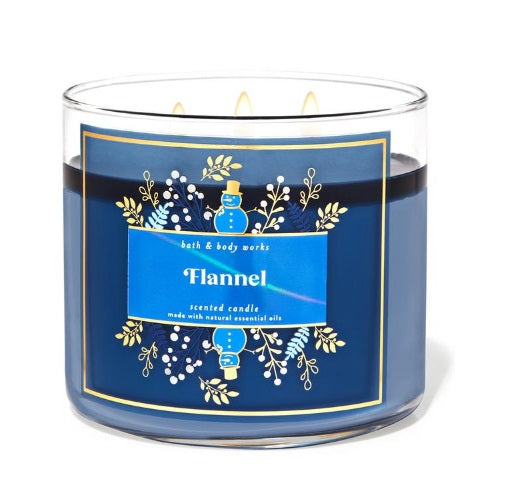 BBW Flannel Scented Candle 411g - Shams Shopping Centre Bath & Body Works  