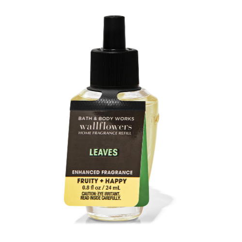 BBW WallFlower Leaves Refill 24ml - Shams Shopping Centre Bath & Body Works  