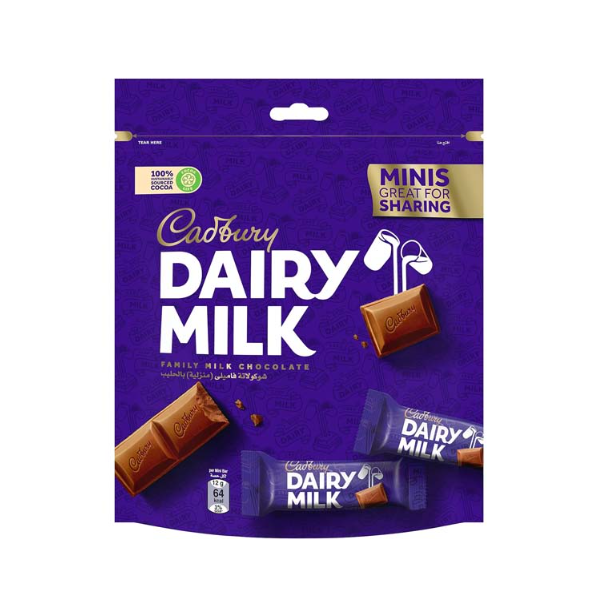 Cadbury Dairy Milk Minis Chocolates - 168g