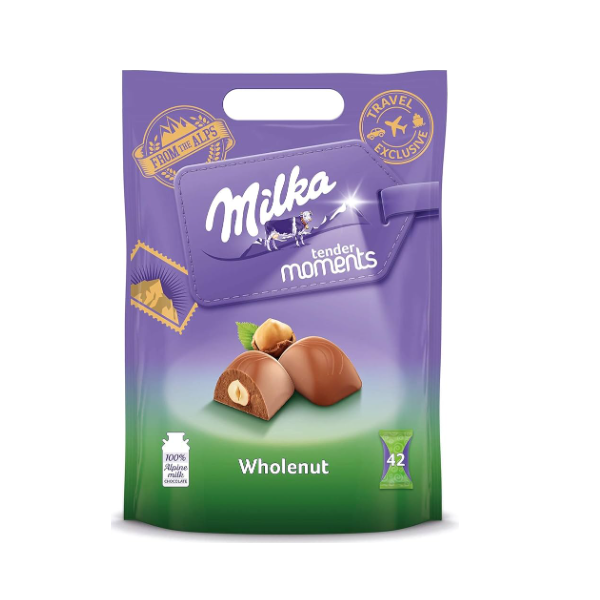 Milka Tender Moments Wholenut Bag 405g