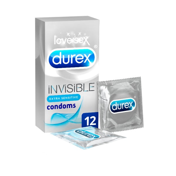 Durex Invisible Close Fit 12 Condoms - Shams Shopping Centre Durex  