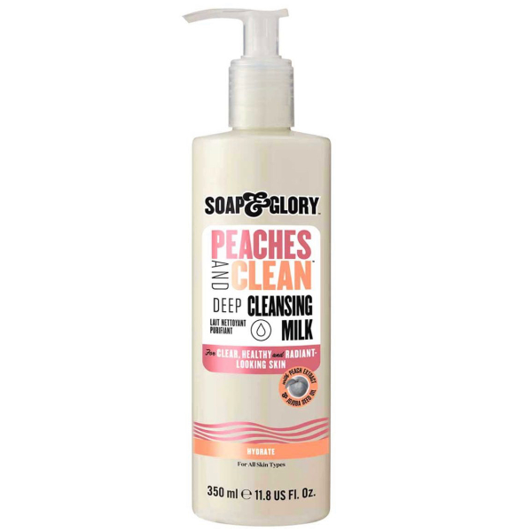 S&G Peaches & Clean Deep Cleansing Milk 350ml - Shams Shopping Centre Soap & Glory  