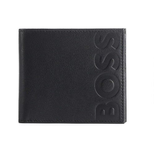 Hugo Boss Big Logo Sustainable Leather Billfold Wallet (Y) - Shams Shopping Centre Hugo Boss  