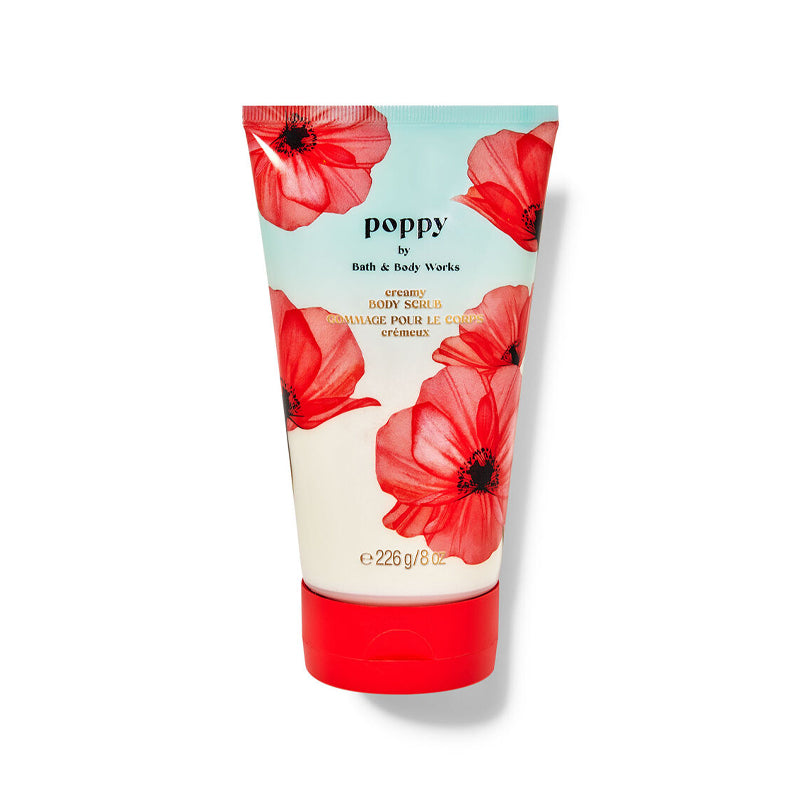 BBW Poppy Creamy Body Scrub 226g - Shams Shopping Centre Bath & Body Works  