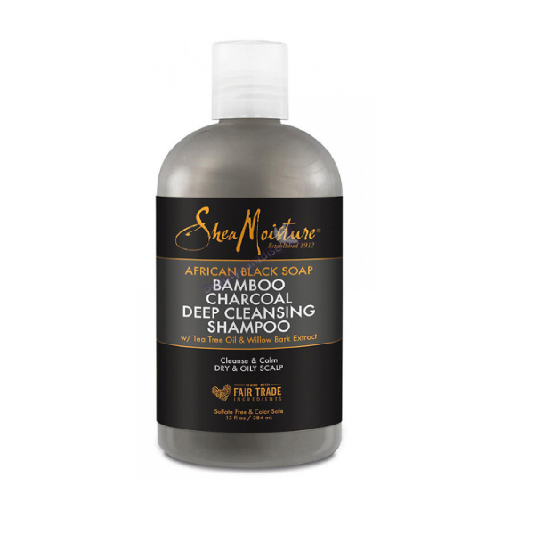 Shea Moisture African Black Bamboo Charcoal Deep Cleansing Shampoo 384ml