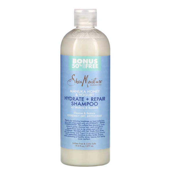 Shea Moisture Manuka Honey & Yogurt Hydrate+Restore Shampoo 586ml