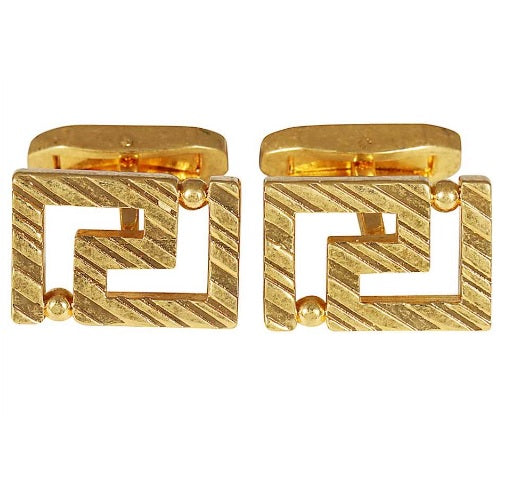 Versace Cufflink Gold-Pattern - Shams Shopping Centre Versace  