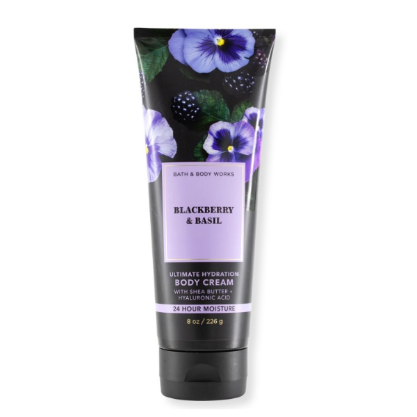 BBW Blackberry & Basil Body Cream 226g - Shams Shopping Centre Bath & Body Works  