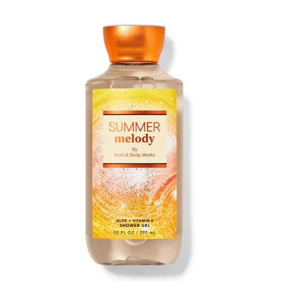 BBW Summer Melody Aloe+ Vitamin E Shower Gel 295ml - Shams Shopping Centre Bath & Body Works  