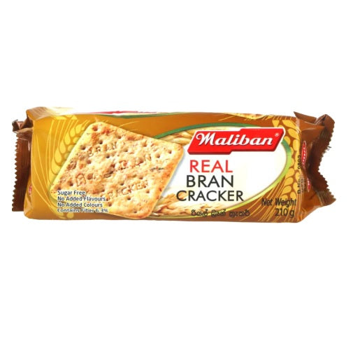 Maliban Real Bran Cracker 210g - Shams Shopping Centre Maliban  