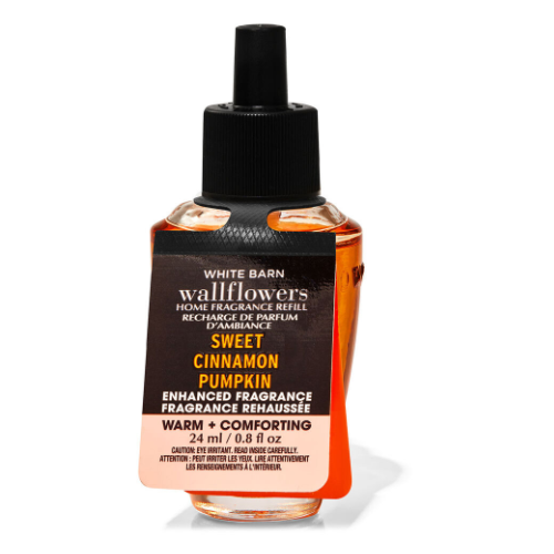 BBW WallFlower Sweet Cinnamon Pumpkin Refill 24ml - Shams Shopping Centre Bath & Body Works  