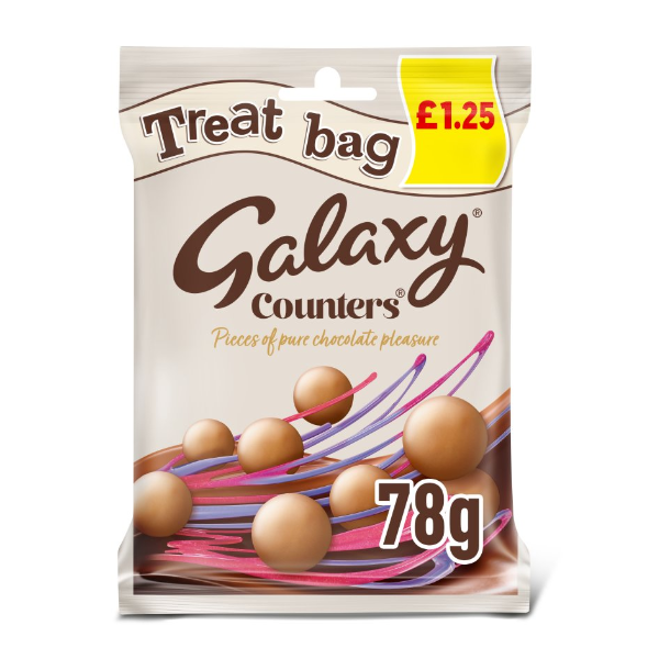 Galaxy Counters Milk Chocolate Buttons Treat Bag 78g