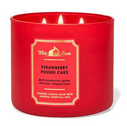 BBW White Barn Strawberry Pound Cake Scented Candle 411g - Shams Shopping Centre Bath & Body Works  