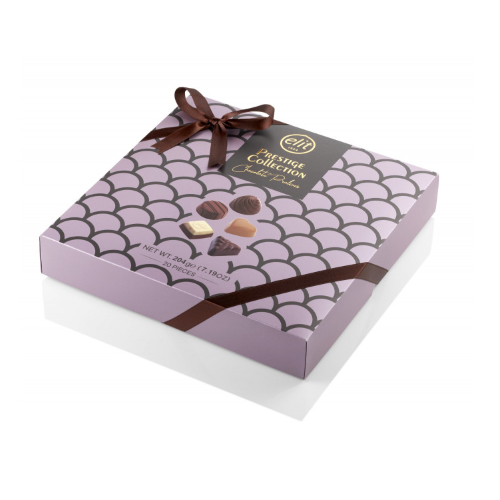 Elit Prestige Collection Chocolate Pralines Box-Lilac 204g