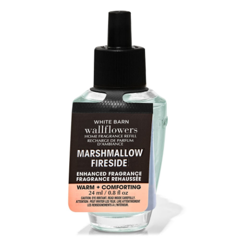 BBW WallFlower Marshmallow Fireside Refill 24ml - Shams Shopping Centre Bath & Body Works  