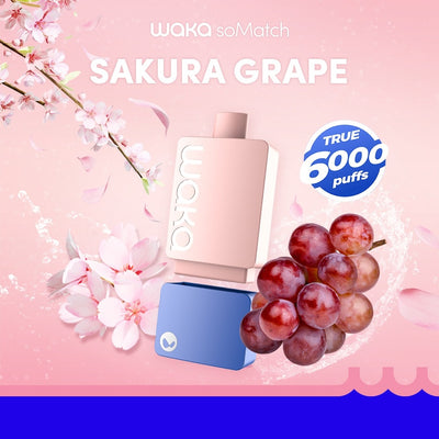 Relx Waka Disposable Sakura Grape 3% (Without Battery) - Shams Shopping Centre Relx  