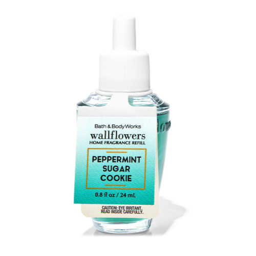 BBW WallFlower Peppermint Sugar Cookie Refill 24ml - Shams Shopping Centre Bath & Body Works  