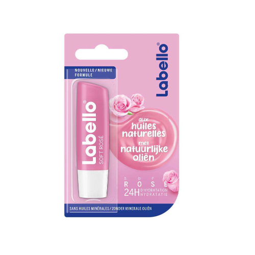 Labello Soft Rose Lip Balm 4.8g - Shams Shopping Centre Labello  