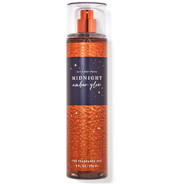 BBW Midnight Amber Glow Fragnance Body Mist 236ml - Shams Shopping Centre Bath & Body Works  