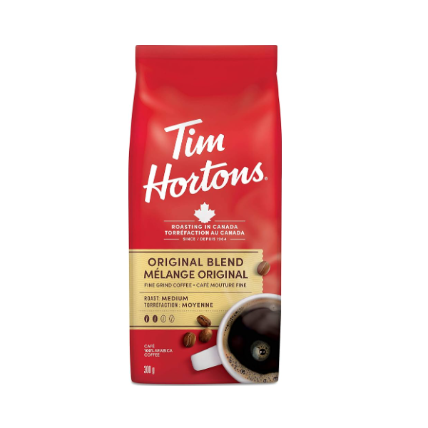 Tim Hortons Original Blend Ground Coffee 300g