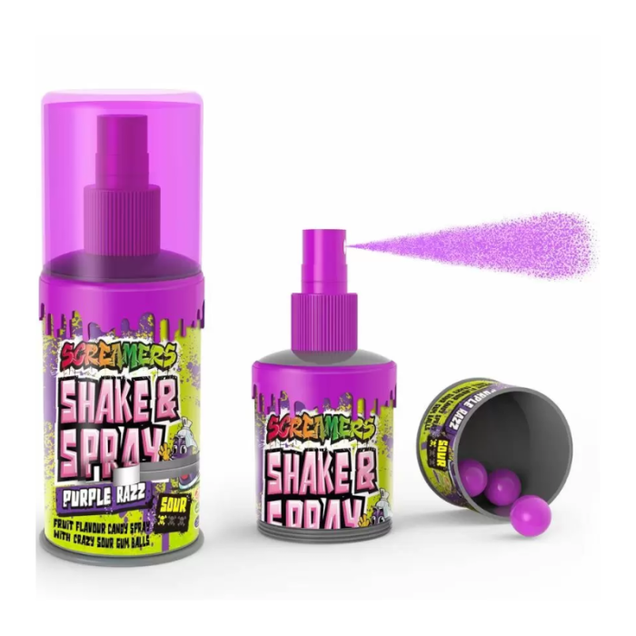Screamers Shake & Spray Purple Razz 60ml (Single)