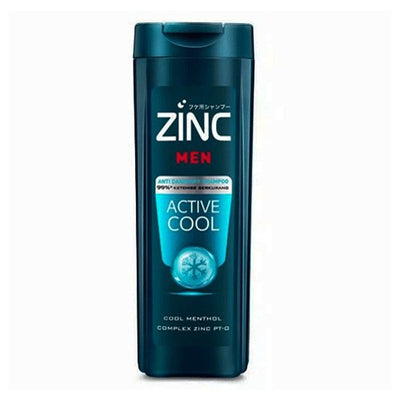 Zinc Men Active Cool Menthol Shampoo 340ml - Shams Shopping Centre Zinc  